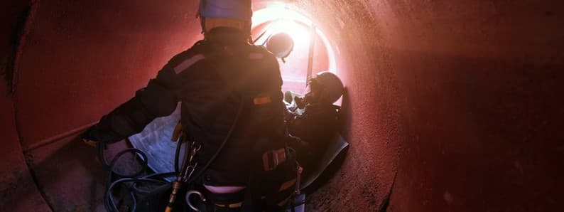 Befahren von engen Räumen